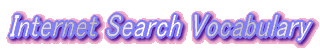 Internet Search Vocabulary