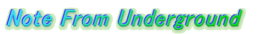 Note From Underground