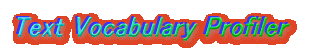 Text Vocabulary Profiler