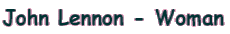John Lennon - Woman
