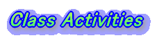 Class Activities