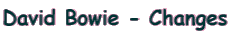 David Bowie - Changes