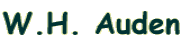 W.H. Auden