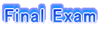 Final Exam Format