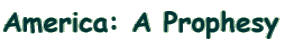 America: A Prophesy